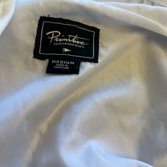 Primitive Skateboarding All-Terrain Division White and Gray Jacket M. - Picture 3 of 6